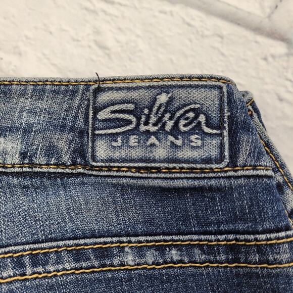 Silver Aiko Distressed Bootcut Jeans size 29 - Picture 2 of 16